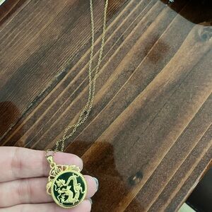 Jade Dragon Gold 🐉 Necklace